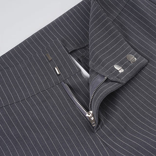 striped suit pants