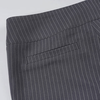 striped suit pants