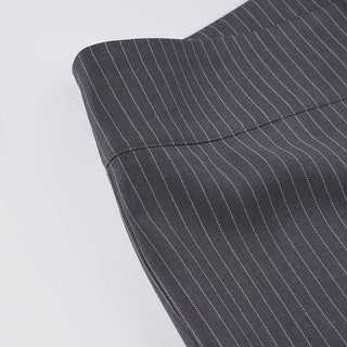 striped suit pants