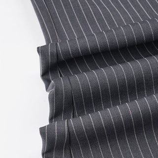 striped suit pants
