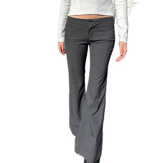 striped suit pants