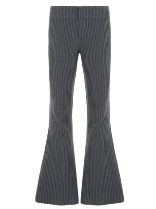 striped suit pants