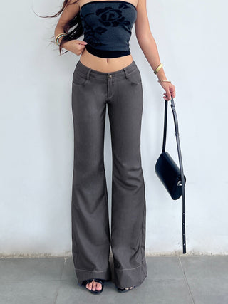 solid color trousers