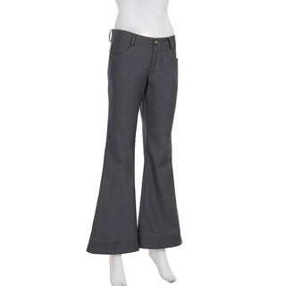 solid color trousers