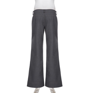 solid color trousers