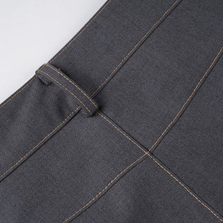 solid color trousers