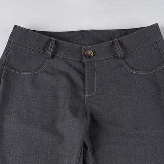 solid color trousers