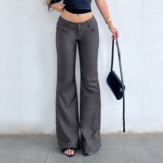 solid color trousers