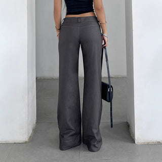 solid color trousers