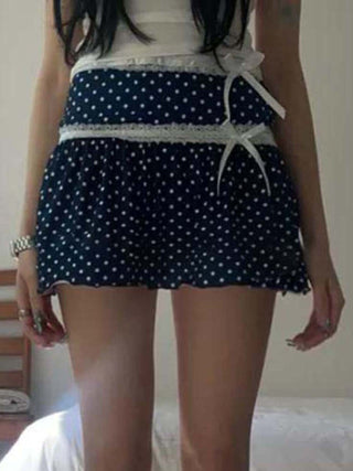 polka dot skirt