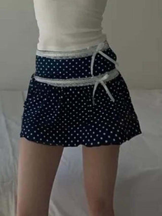 polka dot skirt
