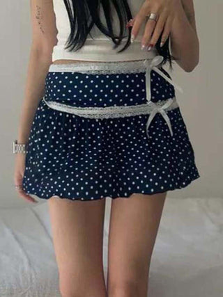 polka dot skirt