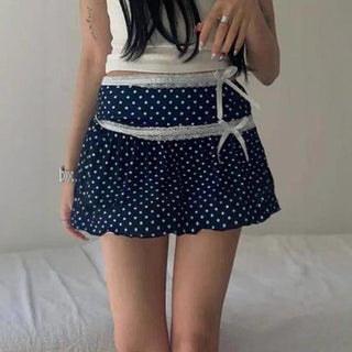 polka dot skirt