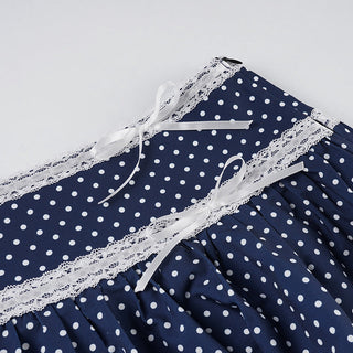 polka dot skirt