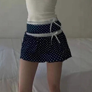 polka dot skirt