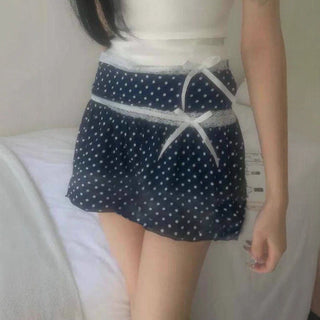 polka dot skirt