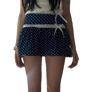 polka dot skirt