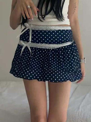 polka dot skirt