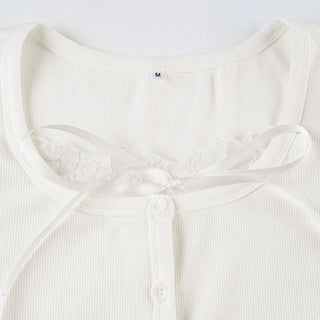 bandage button top