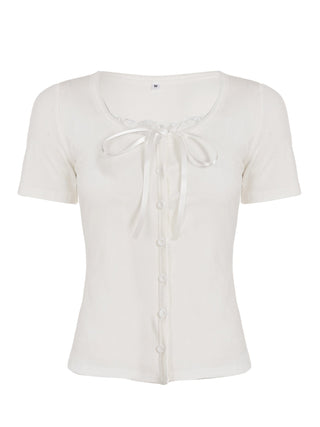 bandage button top