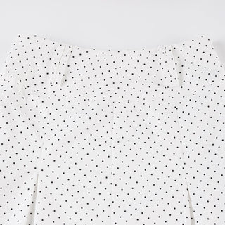 polka dot skirt