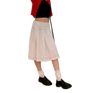 polka dot skirt