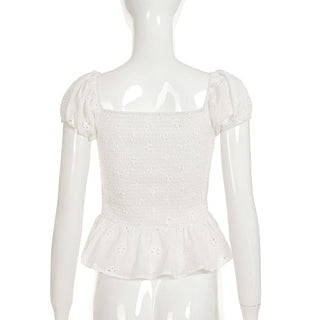 puff lace Top