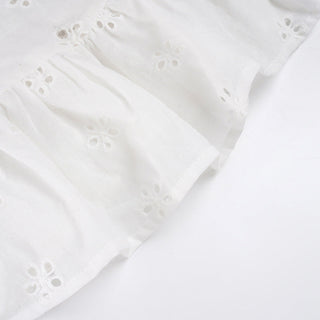puff lace Top