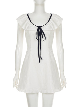 white strap dress