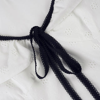 white strap dress