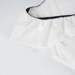 white strap dress