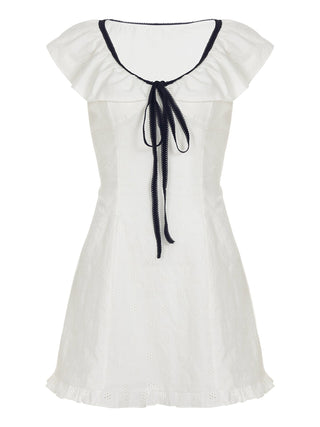 white strap dress