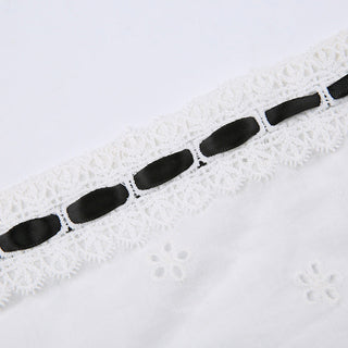 lace-up tube top