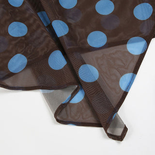 polka dot mesh skirt