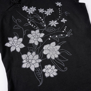 black cheongsam top