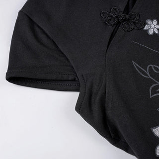 black cheongsam top