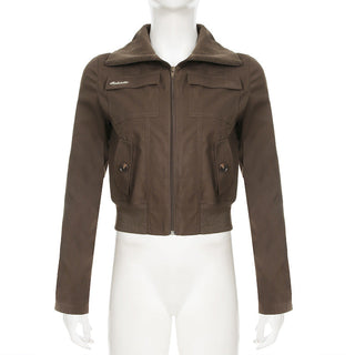 zipped workwear jacket