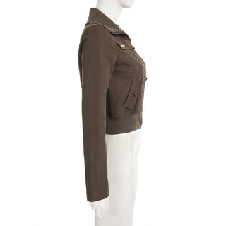 zipped workwear jacket