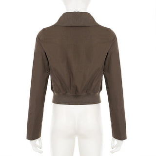 zipped workwear jacket