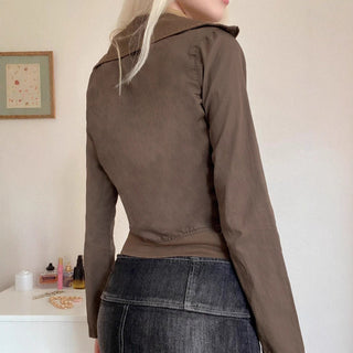 zipped workwear jacket