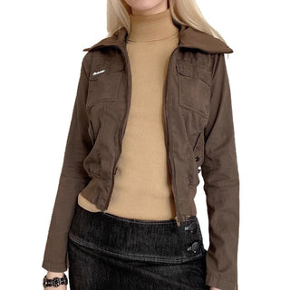zipped workwear jacket