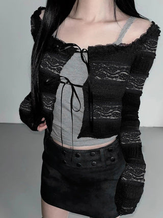 lace cardigan top
