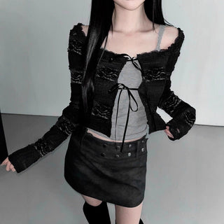 lace cardigan top
