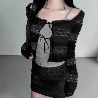 lace cardigan top