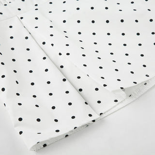 polka dot puff Top