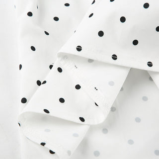 polka dot puff Top