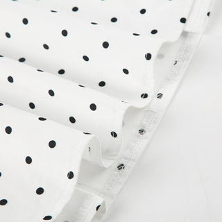polka dot puff Top