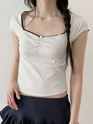 polka dot Top