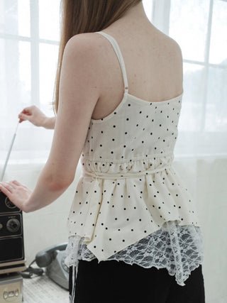 polka dot halter Top