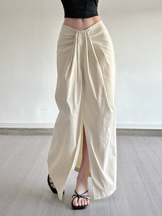 high slit skirt